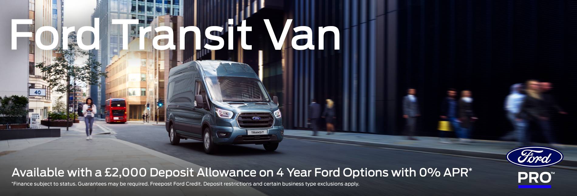 Ford Transit Van 0% APR offer