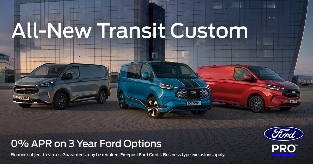 All-New Ford Transit Custom Range