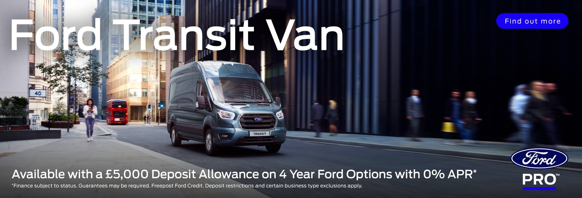 Ford Transit Van 0% APR offer